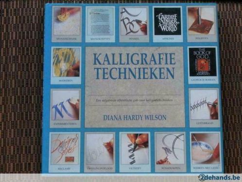 Kalligrafische technieken/Een uitgebreide alfabetische gids, Boeken, Hobby en Vrije tijd, Zo goed als nieuw, Tekenen en Schilderen