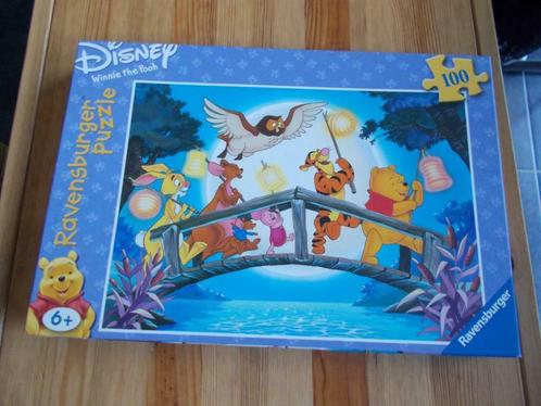 Puzzel 100 stukjes Ravensburger Winnie The Pooh, Kinderen en Baby's, Speelgoed | Kinderpuzzels, Zo goed als nieuw, 6 jaar of ouder