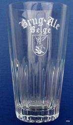 bier brouwerij glas Brug ale belge brasserie de silly, Collections, Comme neuf, Enlèvement ou Envoi, Verre à bière