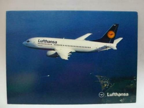 Lufthansa Boeing 737-300 carte postale ancienne nouvelle, Collections, Aviation, Neuf, Carte, Photo ou Gravure, Enlèvement ou Envoi