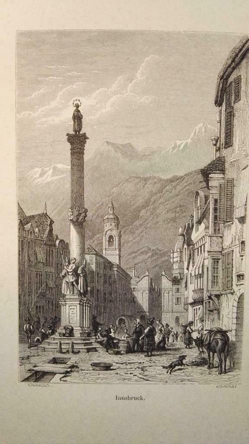 1893 - Grandjean - A travers...  les alpes Autriche, Antiquités & Art, Antiquités | Livres & Manuscrits, Enlèvement ou Envoi
