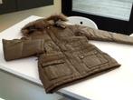 Kaki winterjas met kap - meisje - american outfitters, Ophalen, Zo goed als nieuw, Meisje, Jas