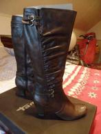 bruine lange laarzen tamaris, Enlèvement ou Envoi, Porté, Brun, Bottes hautes