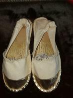 Beige en gouden espadrille - maat 36, Nieuw, Beige, Ophalen of Verzenden, Espadrilles