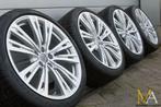 20 inch originele Audi A6 4G velgen + Pirelli zomerbanden, Gebruikt, 255 mm, Banden en Velgen, Ophalen of Verzenden