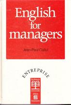 English for managers., Anglais, De boeck, Autres niveaux, Enlèvement ou Envoi