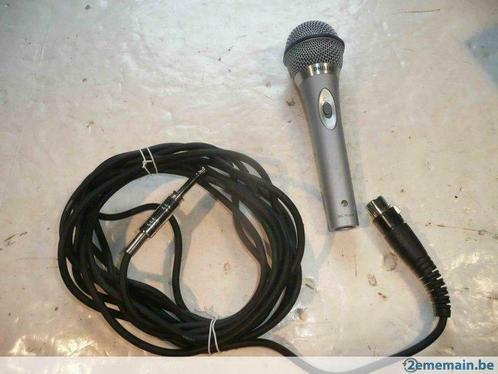 microphone Philips unidirectionnel en excellent état, Muziek en Instrumenten, Microfoons, Gebruikt, Ophalen of Verzenden