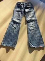 Jeansbroek met brede pijpen, maat 146, Kinderen en Baby's, Kinderkleding | Maat 146, Broek, Meisje, Ophalen of Verzenden, Zo goed als nieuw
