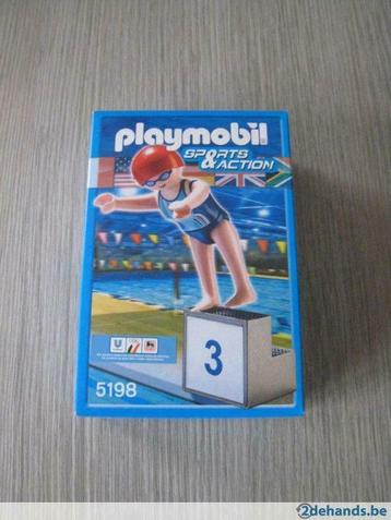 Playmobil Championne de Natation (5198) - Nouveau !!, Enlèvement ou Envoi, Neuf, Ensemble complet
