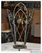 chapelle  triptyque pour saint en fer forge noir et or, Antiquités & Art, Enlèvement ou Envoi