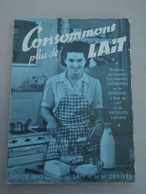 Livre de promotion des produits laitiers - 1959, Antiquités & Art, Curiosités & Brocante, Enlèvement ou Envoi
