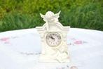 §  horloge aux anges en resine, Maison & Meubles, Enlèvement ou Envoi, Utilisé, Réveil ou Horloge