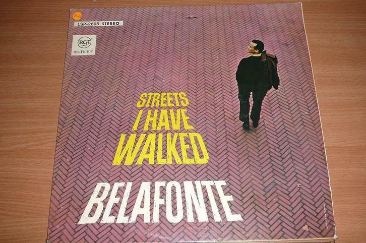 LP  Harry Belafonte  :  Streets I Have Walked (68), Cd's en Dvd's, Vinyl | Pop, Overige formaten, Ophalen of Verzenden