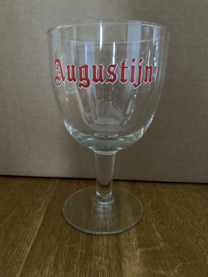 AUGUSTIJN glas, Verzamelen, Biermerken, Zo goed als nieuw, Glas of Glazen, Overige merken, Ophalen of Verzenden