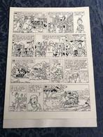 Originele tekenplaat Suske en Wiske : Lambik Baba pagina 39., Enlèvement ou Envoi, Neuf