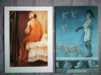 2 cartes d'art Rops et Ingres, Comme neuf, Autres sujets/thèmes, Enlèvement ou Envoi, Gravure