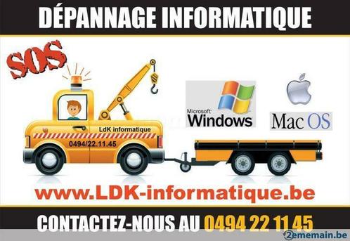 * * * Dépannage informatique Windows et Mac * * *, Diensten en Vakmensen, Computer en Internet experts