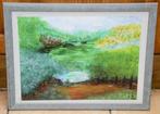 Tableau 22_ «L’été»_peinture à l’eau, Antiek en Kunst, Ophalen of Verzenden