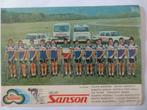 wielerkaart 1976 team sanson francesco moser, Gebruikt, Verzenden