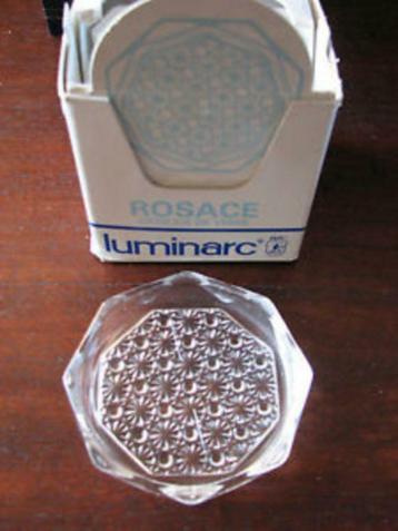 6 dessous de verre de la marque Luminarc, Enlèvement ou Envoi, Neuf, Verre, Autres types