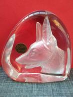 Duitse Herder /Kristal Glas, Comme neuf, Chien ou Chat, Statue ou Figurine, Enlèvement ou Envoi