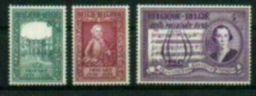 Année 1956 : 987-989 ** - A. Mozart, Postzegels en Munten, Postzegels | Europa | België, Ophalen of Verzenden