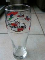 Vintage glas Kronenbourg (model 2), Verzamelen, Ophalen of Verzenden, Zo goed als nieuw, Bierglas