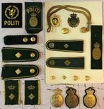 Politie - Denemarken - Kentekens - Badge - Knopen - Graden