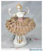 statuette ballerine  en porcelaine et dentelle n°7, Antiquités & Art, Art | Sculptures & Bois, Enlèvement