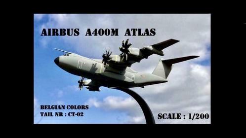 Airbus A400M Belgische luchtmacht, Hobby en Vrije tijd, Modelbouw | Vliegtuigen en Helikopters, Nieuw, Vliegtuig, 1:200 of kleiner