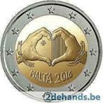 2 euro Malta  2016 'Liefde' UNC, Ophalen of Verzenden, Malta, 2 euro, Losse munt