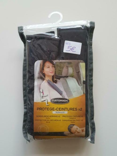 2 protèges ceinture - Customagic, Autos : Divers, Accessoires de voiture, Neuf, Enlèvement ou Envoi