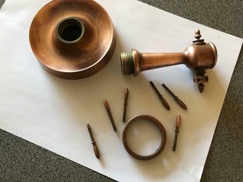Rood koperen asbak  sigaren knipper, Antiek en Kunst, Antiek | Brons en Koper, Koper, Verzenden