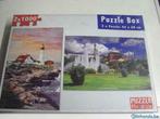 puzzel box 2 x 1000 pleasure - lighthouse + istanbule NIEUW, Ophalen of Verzenden, Nieuw