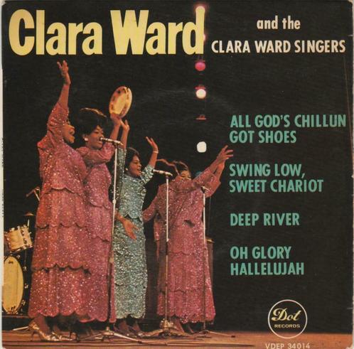 45T: EP: Clara Ward: All God's chillun got shoes : Soul, Cd's en Dvd's, Vinyl Singles, Single, Religie en Gospel, 7 inch, Ophalen of Verzenden