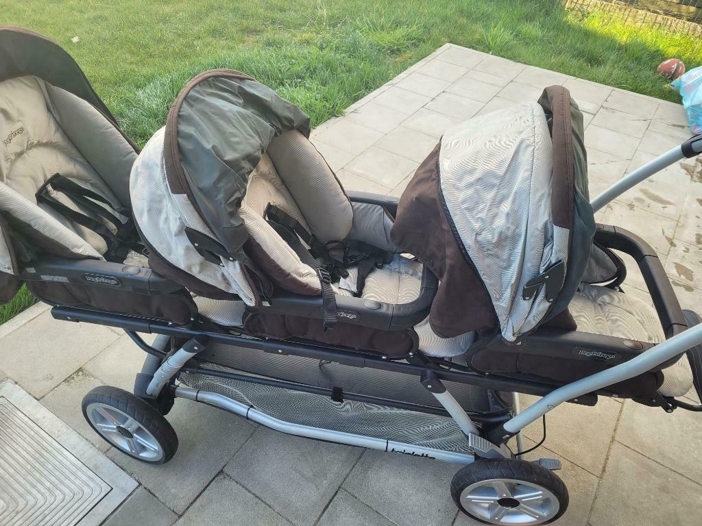 ② Drieling kinderwagen — Kinderwagens en Combinaties — 2dehands
