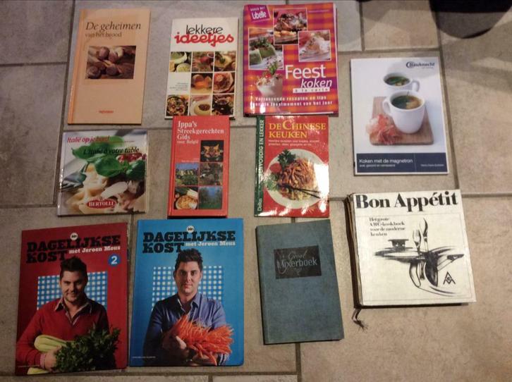 Diverse kookboeken Jeroen Mues, amc, Libelle, e.a., Boeken, Kookboeken, Zo goed als nieuw, Italië, Ophalen of Verzenden