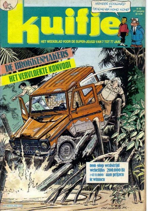 Weekblad Kuifje van 28-10-1986 , 41ste Jaargang, Nummer 44, Livres, BD | Comics, Utilisé, Plusieurs comics, Europe, Enlèvement ou Envoi