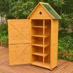 Armoire de jardin en pin massif grande armoire extérieur PIN, Jardin & Terrasse, Envoi, Neuf, Bois