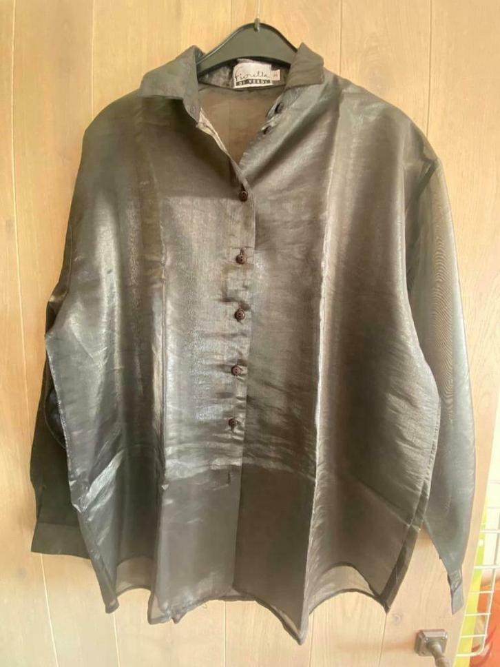 Glitterbloes Fiorella di Verdi, Kleding | Dames, Blouses en Tunieken, Nieuw, Maat 42/44 (L), Ophalen of Verzenden