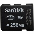 SanDisk 256mb M2 Memory Stick Micro Card Sdmsm2-256 Genuine, Audio, Tv en Foto, Foto | Geheugenkaarten, Memory stick, Sandisk