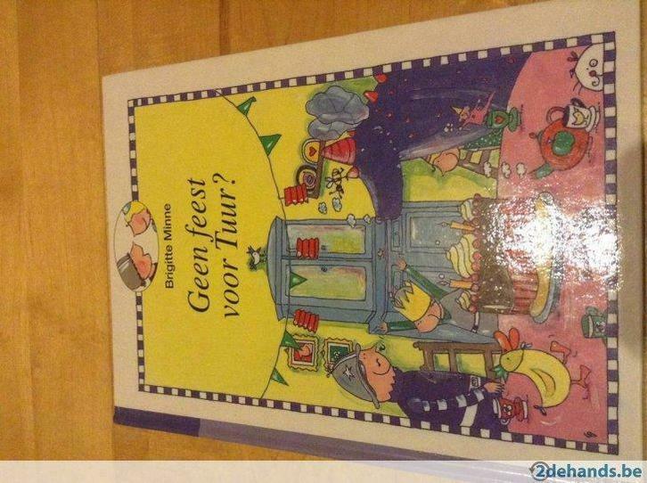 Boek : Geen feest voor Tuur? - Brigitte Minne, Boeken, Kinderboeken | Jeugd | onder 10 jaar, Nieuw, Ophalen of Verzenden