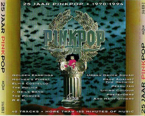 DUBBELE CD - 25 JAAR PINKPOP 1970-1994, Cd's en Dvd's, Cd's | Verzamelalbums, Pop, Boxset, Verzenden
