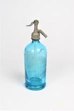 oude blauwe Seltzerfles, Saint-Omer, Antiquités & Art, Enlèvement ou Envoi