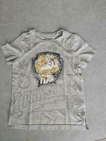 grijze t-shirt paw patrol maat 116, Kinderen en Baby's, C&A, Ophalen of Verzenden, Zo goed als nieuw, Shirt of Longsleeve