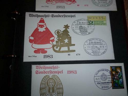 Bijzondere Duitse "Weihnachts" briefomslagen, Timbres & Monnaies, Timbres | Accessoires, Album de collection, Enlèvement ou Envoi