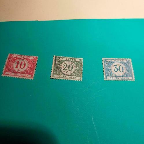 timbres Belgique TIMBRES DE PAIEMENT, Timbres & Monnaies, Timbres | Europe | Belgique, Affranchi, Autre, Autre, Sans enveloppe