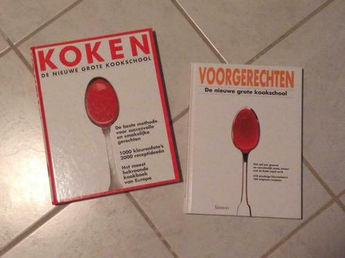 de nieuwe grote kookschool 2 stuks, Boeken, Kookboeken, Zo goed als nieuw, Ophalen of Verzenden