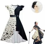 Verkleedkkleding Kids - Cruella, Kinderen en Baby's, Carnavalskleding en Verkleedspullen, Ophalen of Verzenden, Nieuw, 110 t/m 116