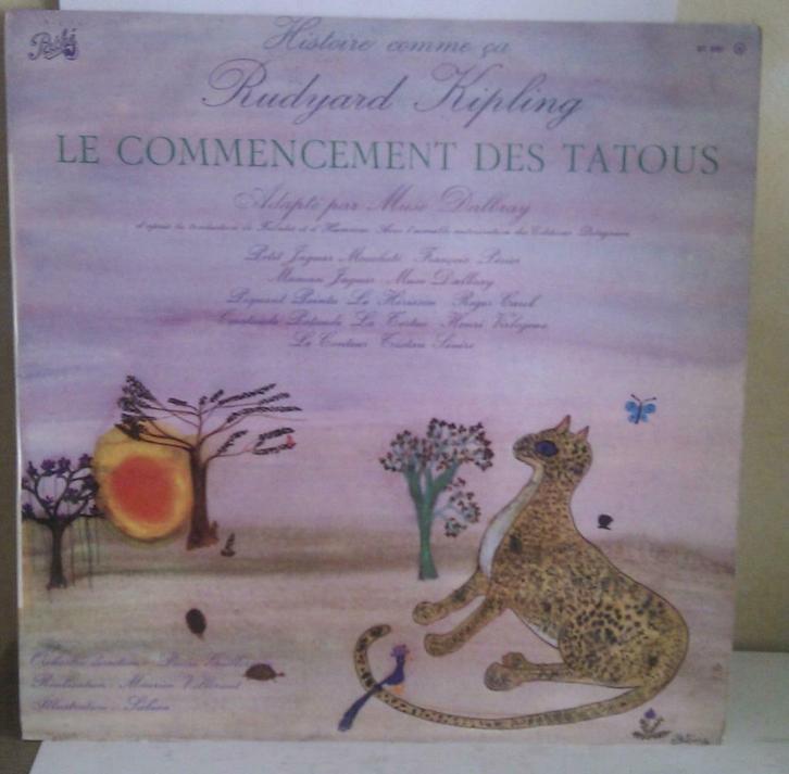 33T25 Rudyard KIPLING, Le commencement des tatous, PATHE, Cd's en Dvd's, Vinyl | Kinderen en Jeugd, Zo goed als nieuw, Verhaal of Sprookje